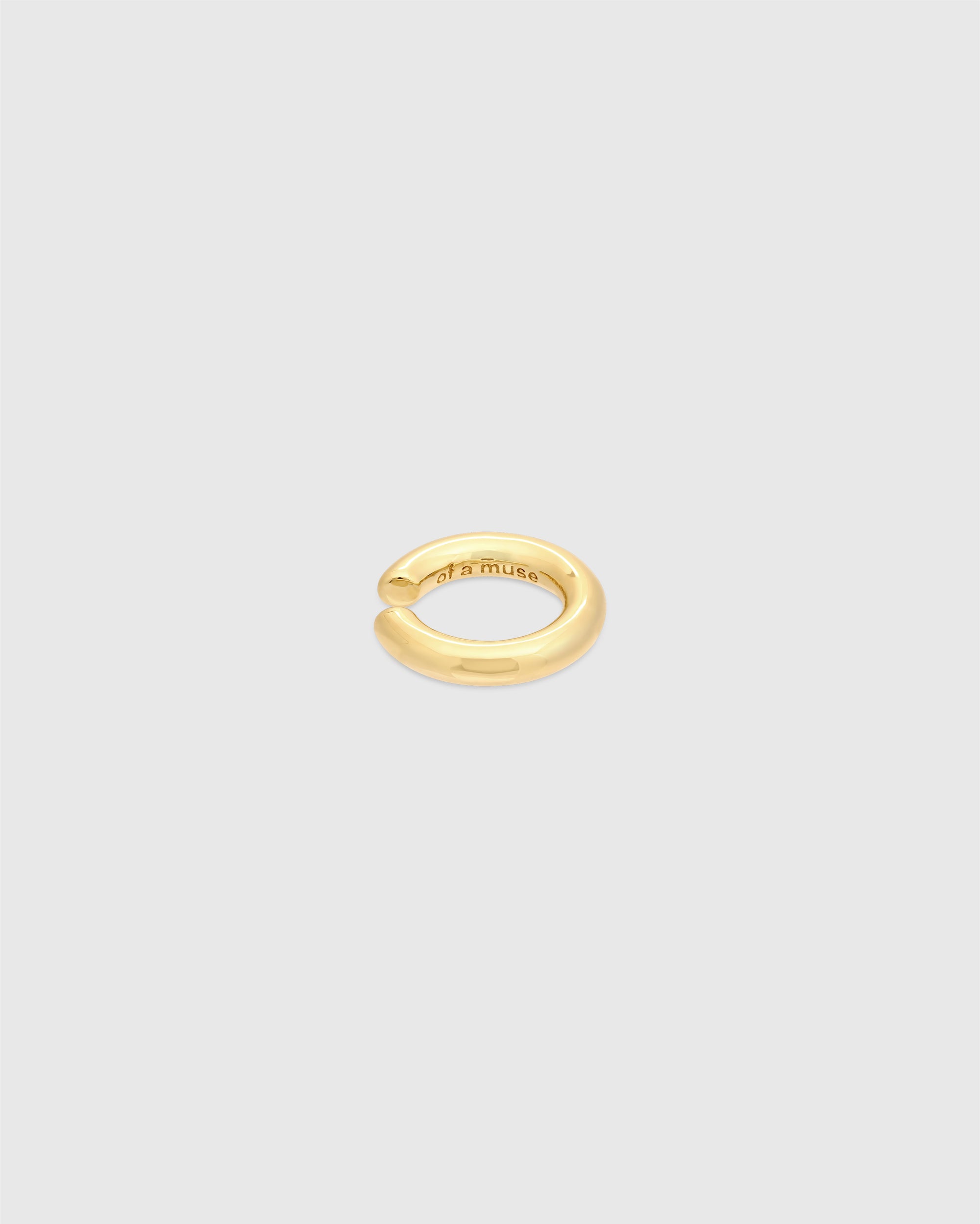 Revolve ear cuff in 18k yellow gold vermeil